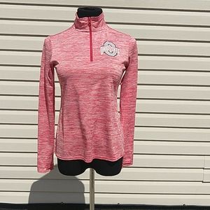Authentic apparel size small Ohio State 3/4 zip up